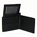 100%Genuine EEl Skin Bi-fold Mens Wallet Black #E316