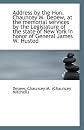 Address by the Hon. Chauncey M. Depew, at the memorial services by the Legislature of the state of N