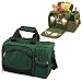 Kitchen & Housewares : Picnic Time Malibu Shoulder Pack w/ Deluxe Picnic Service For 2 (Hunter Green)