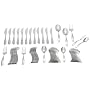 Oneida Stafford 65-Piece Flatware Set with Caddy, Service for 12