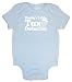 So Relative! Daddy's Little Tax Deduction Funny Baby Infant Short Sleeve Bodysuit Creeper (Light Blue, Newborn)