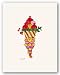 Ice Cream Dessert, c. 1959 by Andy Warhol 8.5"x5" Art Print Poster