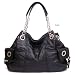 Midnight Black manhattan Satchel/Handbag