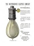 IMAGE OF Westinghouse Electric Company's 16 Candle-Power Incandescent Lamp, Advertisement, 1886 Stretched Canvas Poster Print, 30x40
