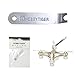CHEERSON CX-10A RC Nano Drone with Controller and Hobbytiger Gift Headless Mini Quadcopter for Beginner Golden