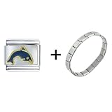 Dolphin Jewelry Italian Charm Bracelet Gift Center