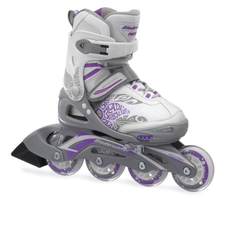 BLADERUNNER Kinder Inlineskate Phaser Flash, wei&szlig;/lila, 28-32, 0T201600 9E2