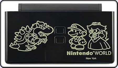 Bowser vs Mario - Nintendo DS Lite Complete Full Housing Shell Case Replacement Repair w/ Hinge Set