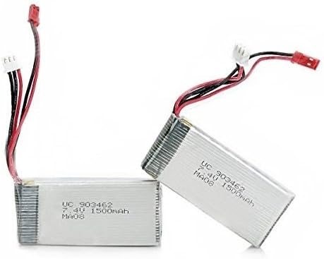 IUModel V913-25 a pack of 2 pcs 7.4V 1500mAh Battery for WLtoys V913 RC Helicopter Spare Parts