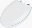WHITE WOOD ELONG SEAT (Bemis/Mayfair 144CP-000)
