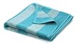 Rugby Stripe Cotton Beach and Bath Towel - Peacock & Coastal Blue