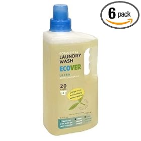 Ecover Liquid Laundry Wash, 51-Ounce Bottle (Pack of 6)