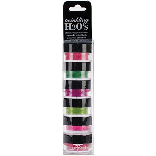 Colourarte Twinkling H2O's Shimmering Watercolors, Think Pink