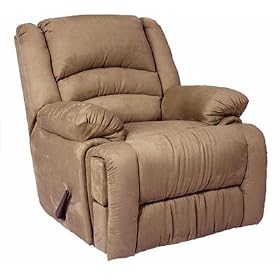 Homestyles 5620-20-4001 Daytona, Pad-Over Chaise, Rocker Microfiber Buckskin Recliner by Homestyles