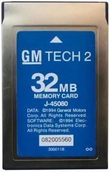 32MB Card For GM TECH2 of SAAB English software