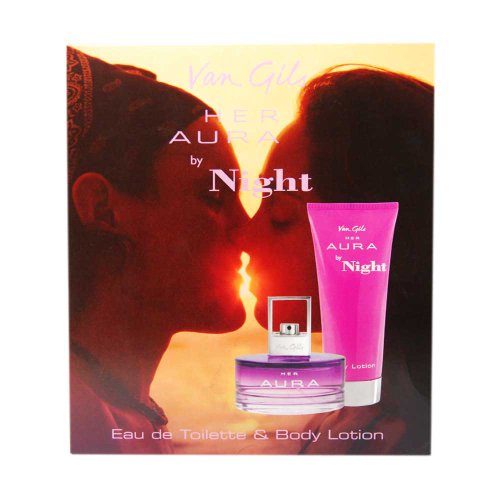 Van Gils Gilftset EDT 30ml+Bodylotion 100ml Aura by Night for Women/blumiger/fruchtiger/fr Preisvergleich
