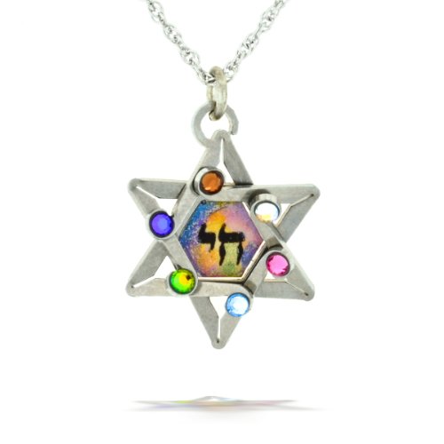 Star  &  Chai (Life) Necklace from the Artazia Collection #326 JN