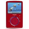 Sansa Fuze SD9455 4GB Red MP3 w/Radio
