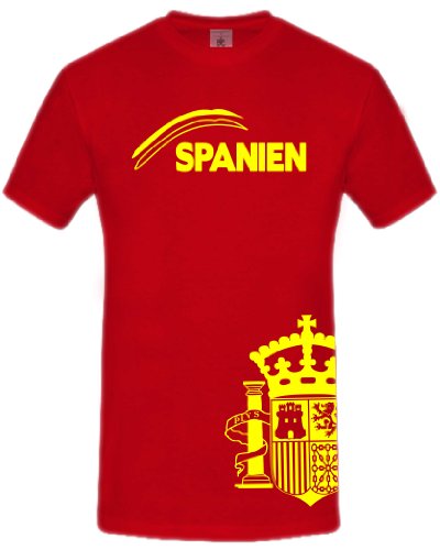 FRAUEN FUSSBALL EM 2013 – SPANIEN FANSHIRT 3207(H-R) Gr. XL