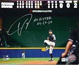 Ubaldo Jimenez Autographed/Hand Signed Colorado Rockies 8x10 Photo w/No Hitter Insc