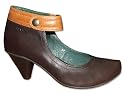 Aces of London Kn&ouml;chel hohe Pumps - Schaftpumps - braun