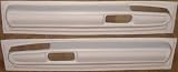 1971-1973 Oldsmobile Toronado Front Only White Arm Rest Cap Overlay Pair Restores the original factory part
