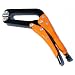 Grip-On 233A-06 6-Inch Angled Self-Adapting Jaws Locking Pliers with Swivel Tips, Nickel-Plated