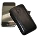 Suncase Ledertasche (Lasche mit R�ckzugfunktion) f�r iPhone 3G / 3GS Schwarz