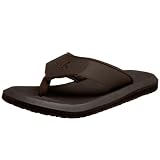 Sanuk Men's Lazy Boy III Flip Flop,Chocolate,11 M