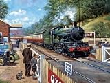 FX Schmid Awaiting the Train 300 Piece Large Format Puzzle by Ravensburger