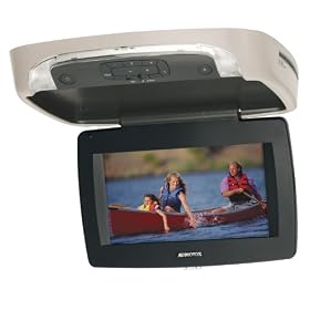 Audiovox VOD85 8.5-Inch LCD Overhead Monitor with Integrated DVD Player (Pewter) by Audiovox