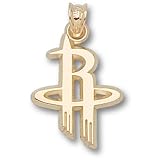 Logoart Houston Rockets 5/8 10Kt Pendant