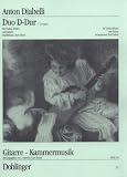 Produkt-Bild: "Duo D-Dur" Partitur und Stimmen f&uuml;r Fl&ouml;te (Violine) und Gitarre von Anton Diabelli