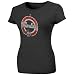Majestic Miami Marlins Ladies Retroized Heathered T-Shirt - Charcoal