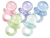 Wilton 1003-1086 Pastel Pacifier Favor Accents, Pack of 20