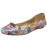 Beverly Feldman Women's Amara Beaded Ballet Flat