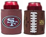 Set of 2 Set of 2 San Francisco 49ers Football Can Cooler - NFL