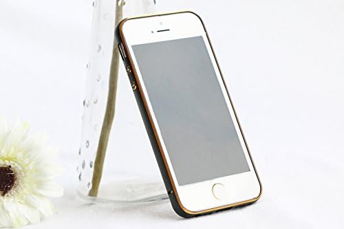 iPhone 6/6S Plus case, iPhone 6/6S Plus Stainless Steel Bumper - Premium Metal Bumper Frame Case Slim Perfect Fit Hard Sides Cover for Apple iPhone 6/6S 5.5inch (Black)