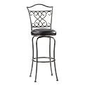 Wayland Swivel Counter Stool - pewter