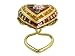 Handheld Heart Bejeweled Collectible Trinket Jewelry Box