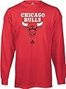 Chicago Bulls adidas Primary Logo Long Sleeve T-Shirt