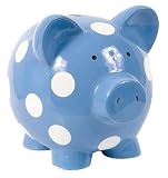 Elegant Baby Huge Piggy Bank Blue