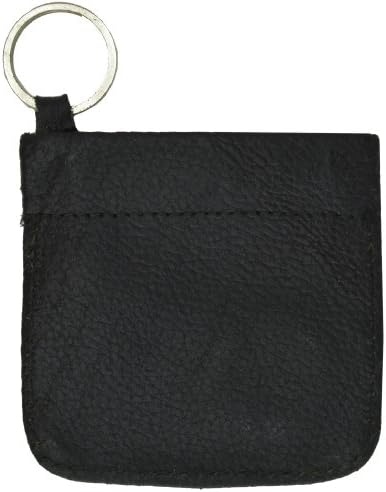Genuine Leather Squeeze Coin Pouch by Marshal