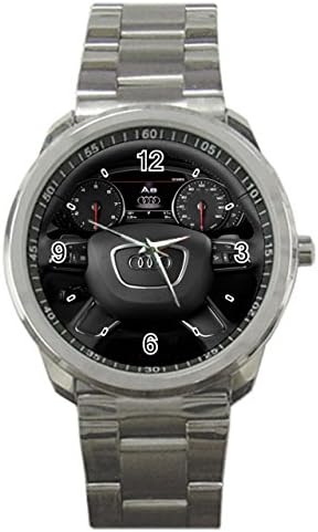 FamousUP Audi AL Door Sedan Steering Wheel Sport Metal Watch