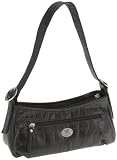 Jane Shilton Baby Harrow 9301-06, Damen Tasche mit Reißverschluß, schwarz, Small