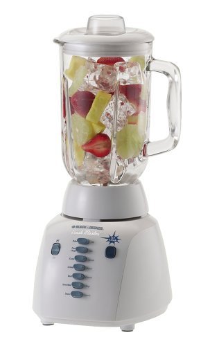 Black and Decker BL12475G Crush Master Blender, White