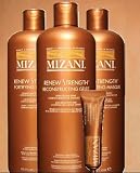 Mizani Renew Strength Shampoo,gelle,masque & Capsule Set with Free Bag