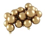 Club Pack of 36 Shiny Light Gold Glass Ball Christmas Ornaments 2.75