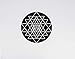Sri Yantra Wall Decal Vinyl Art Home Decor Mandala Good Vibes Yoga Peace Life