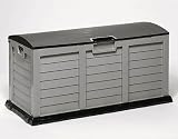 KISSENBOX Jumbo XXL 141 cm silber/schwarz